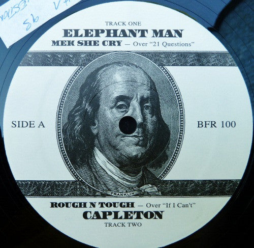 Elephant Man / Capleton - Mek She Cry / Rough N Tough / Execute (12")
