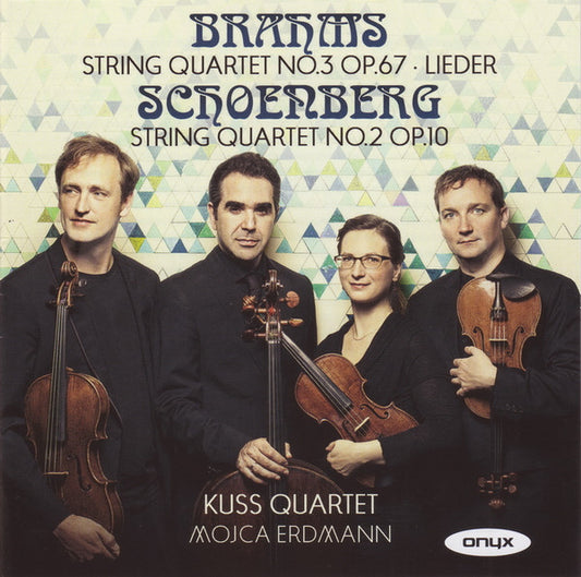 Brahms* / Schoenberg*, Kuss Quartett, Mojca Erdmann - String Quartet No.3 Op.67 • Lieder / String Quartet No.2 Op.10 (CD)