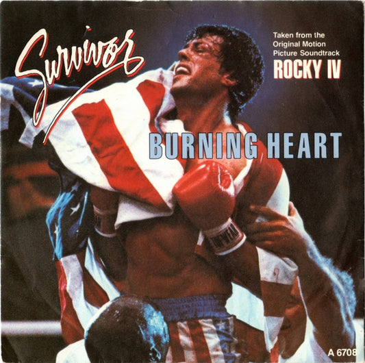Survivor - Burning Heart (7", Single)