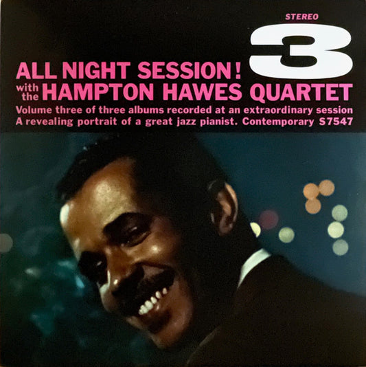 Hampton Hawes Quartet - All Night Session, Vol. 3 (LP, Album, RE, RM)
