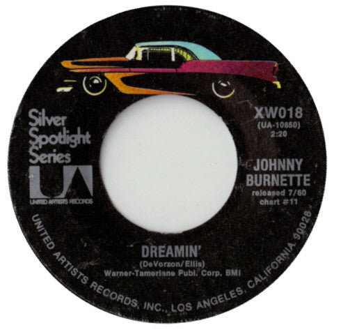 Johnny Burnette - Dreamin' / Little Boy Sad (7", Single, RE)