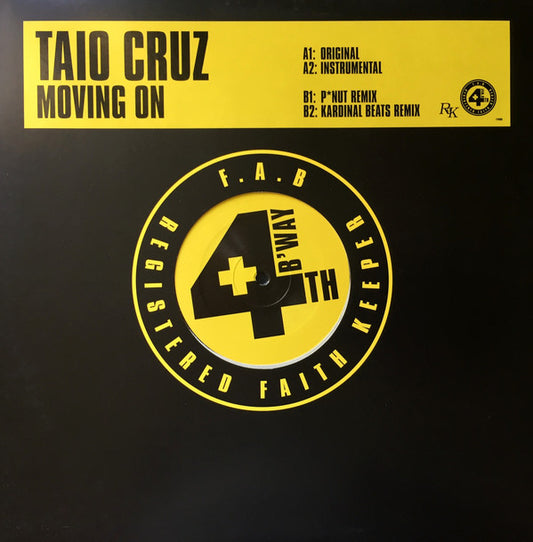 Taio Cruz - Moving On (12", Promo)