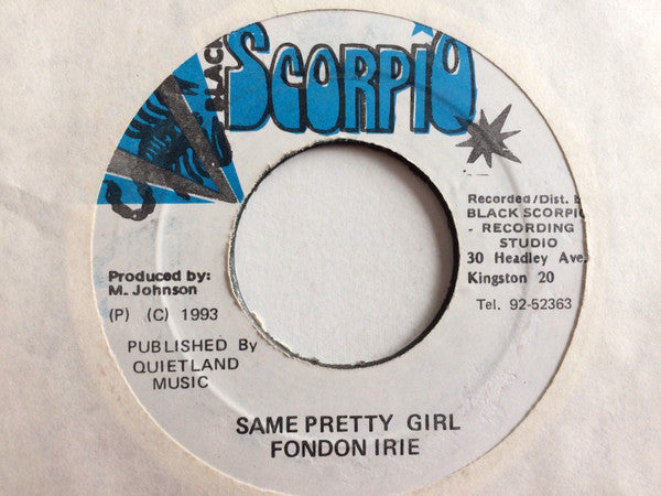Fodon Irie - Same Pretty Girl (7")