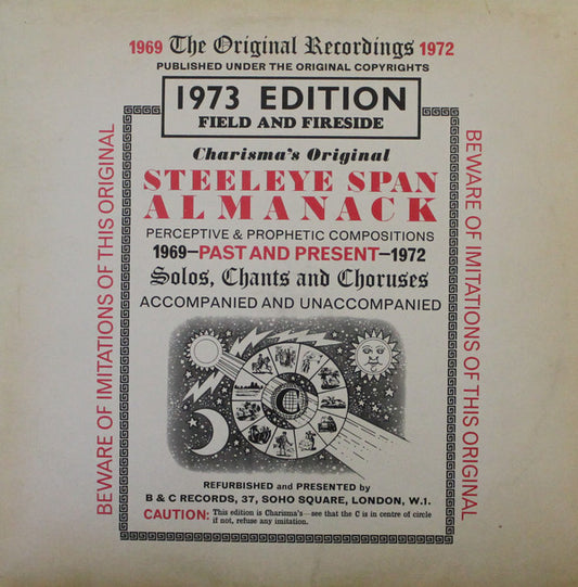 Steeleye Span - Almanack (LP, Album, Comp)