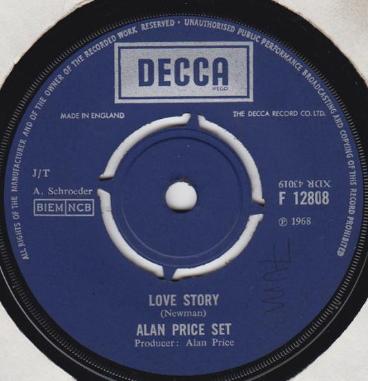Alan Price Set* - Love Story (7")