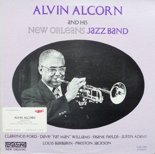 Alvin Alcorn And His New Orleans Jazz Band* - Alvin Alcorn And His New Orleans Jazz Band (LP)