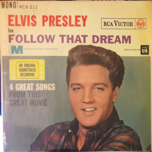 Elvis Presley - Follow That Dream (7", EP, Mono)