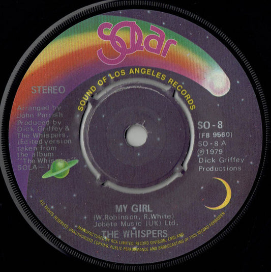 The Whispers - My Girl (7", Single, Kno)