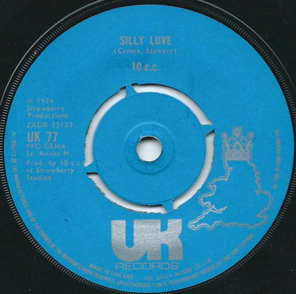 10 c.c.* - Silly Love (7", Single)