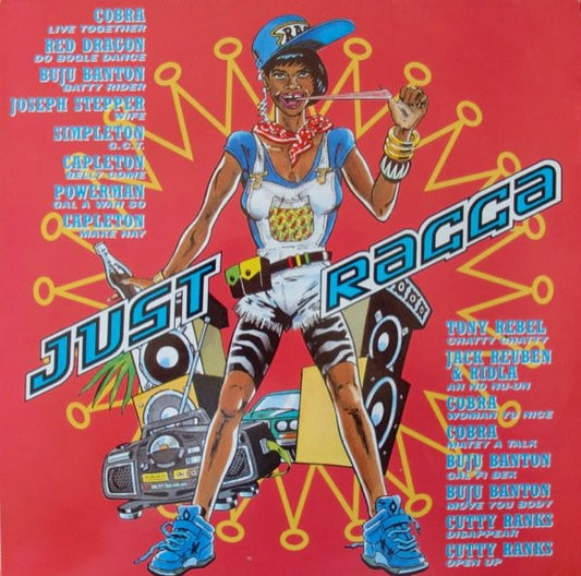 Various - Just Ragga 1 (LP, Comp, Yel)