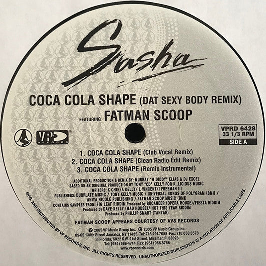 Sasha (7) - Coca Cola Shape / Dat Sexy Body (12")