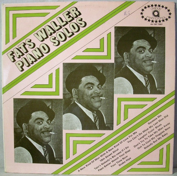 Fats Waller - Piano Solos (LP, Mono, RE)