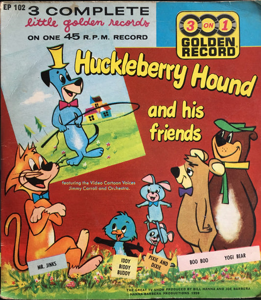 Jimmy Carroll Orchestra* - Huckleberry Hound And His Friends  (7", EP)