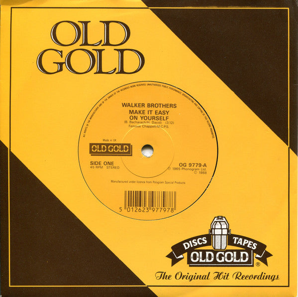 The Walker Brothers - Make It Easy On Yourself (7", RE)