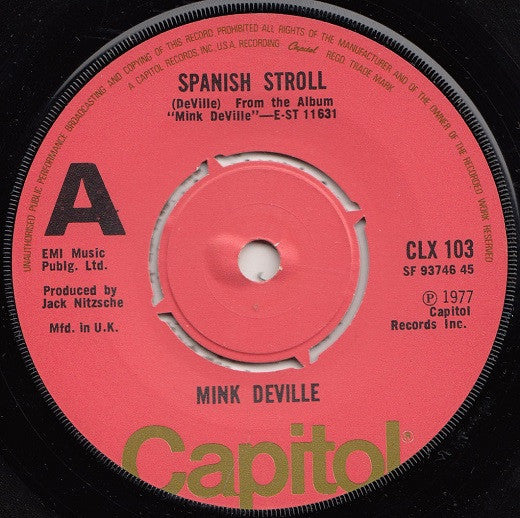 Mink DeVille - Spanish Stroll (7", Single)