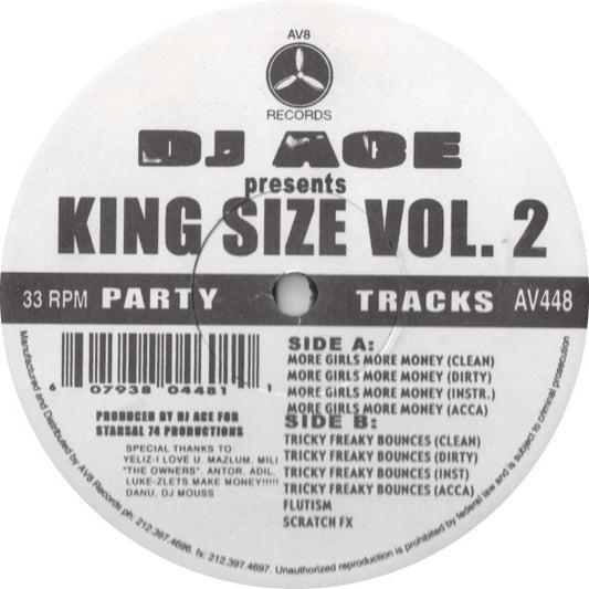 DJ Ace (4) - Presents "King Size Vol 2" (12")