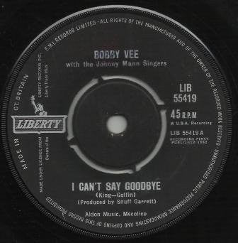 Bobby Vee - I Can't Say Goodbye  (7", Single)
