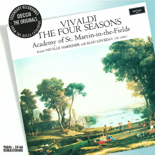 Vivaldi* ‎– Academy Of St. Martin-in-the-Fields*, Neville Marriner* with Alan Loveday - The Four Seasons (CD, Comp, RE, RM)