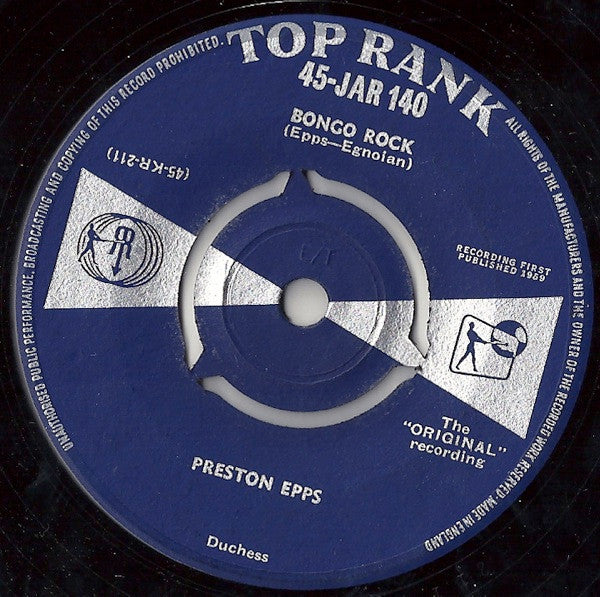 Preston Epps - Bongo Rock / Bongo Party (7")
