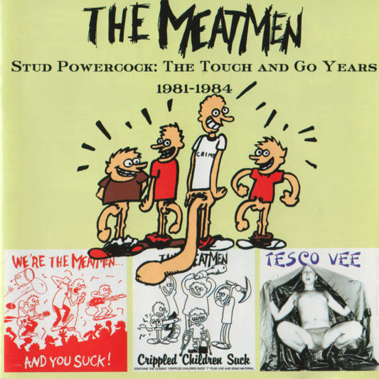 The Meatmen* - Stud Powercock: The Touch And Go Years 1981-1984 (CD, Comp, RE)