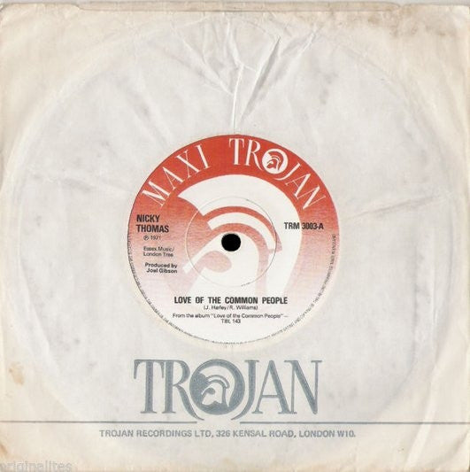 Nicky Thomas - Love Of The Common People (7", Maxi)