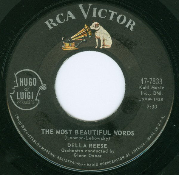 Della Reese - The Most Beautiful Words (7", Single, Roc)
