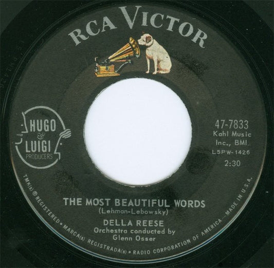 Della Reese - The Most Beautiful Words (7", Single, Roc)