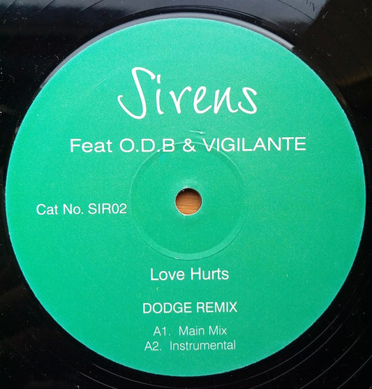 Sirens Feat. O.D.B* & Vigilante (2) - Love Hurts  (12")