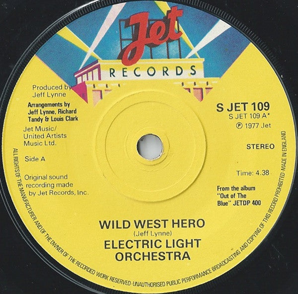 Electric Light Orchestra - Wild West Hero (7", Single)