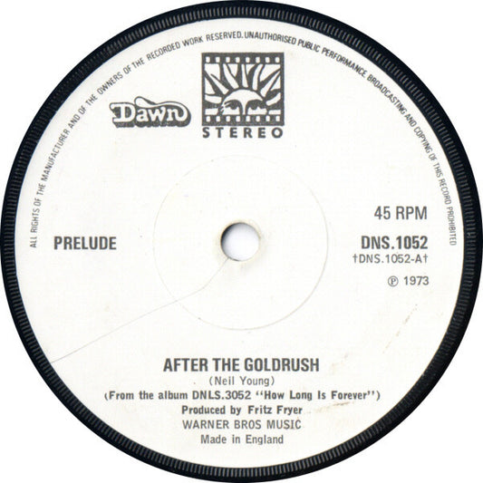 Prelude (3) - After The Goldrush (7", Single, Sol)