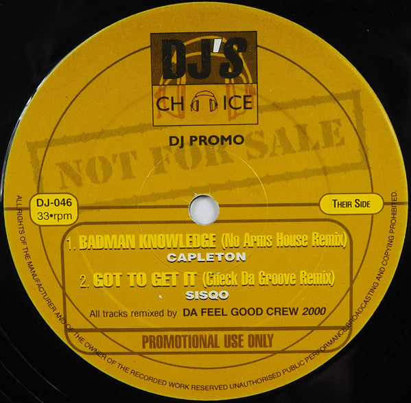 Various - DJ's Choice Vol 46 (12", Promo, Unofficial)