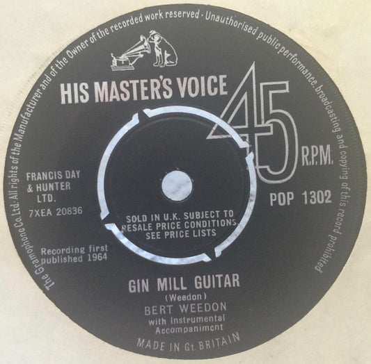 Bert Weedon - Gin Mill Guitar  (7", Single)
