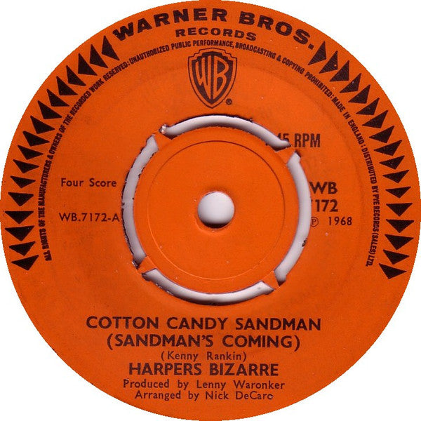 Harpers Bizarre - Cotton Candy Sandman  (7", Single)