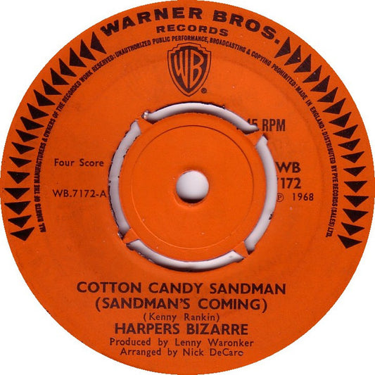 Harpers Bizarre - Cotton Candy Sandman  (7", Single)