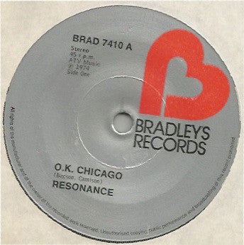 Resonance* - O.K. Chicago / Yellow Train (7", Single)