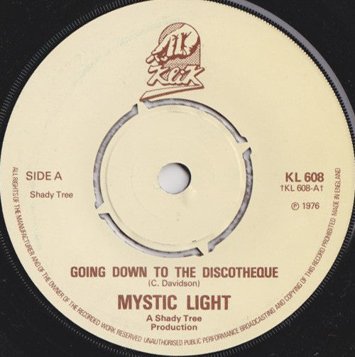 Mystic Light (2) - Going Down To The Discotheque (7", Single)