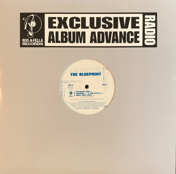 Jay-Z - The Blueprint (2xLP, Advance, Album, Promo, Cle)