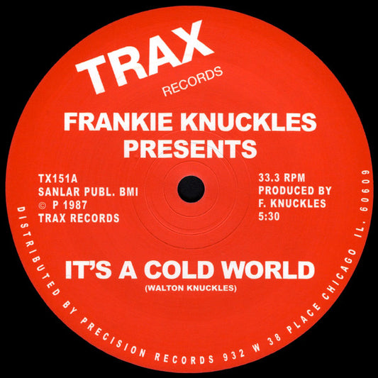Frankie Knuckles - It's A Cold World (12", RE, RM)