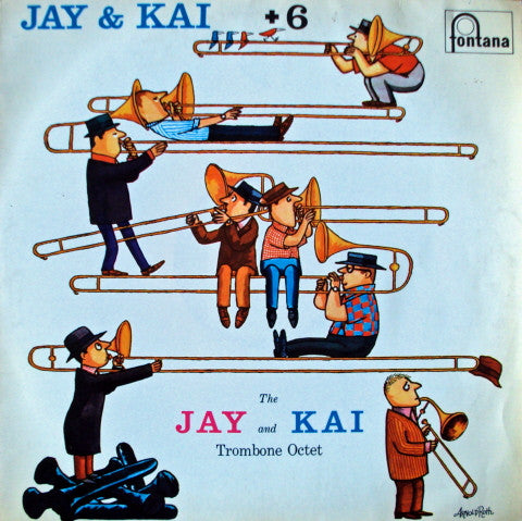 J.J. Johnson & Kai Winding - Jay & Kai + 6: The Jay And Kai Trombone Octet (LP, Album, Mono, RE)