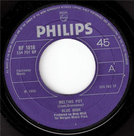 Blue Mink - Melting Pot (7", Single, Mono)