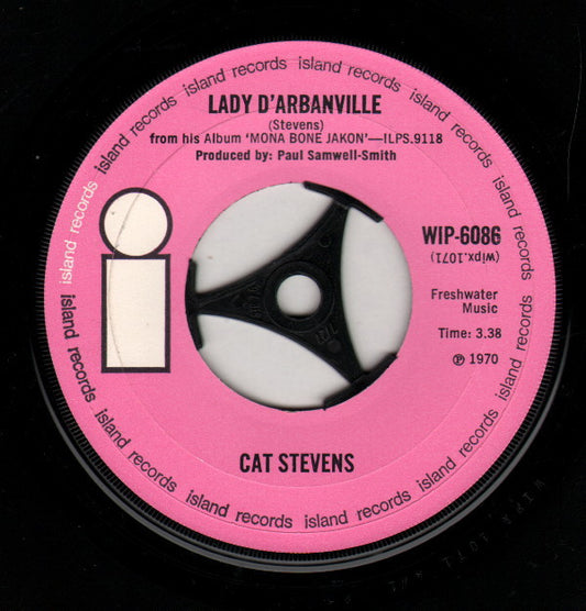Cat Stevens - Lady D'Arbanville (7", Single)