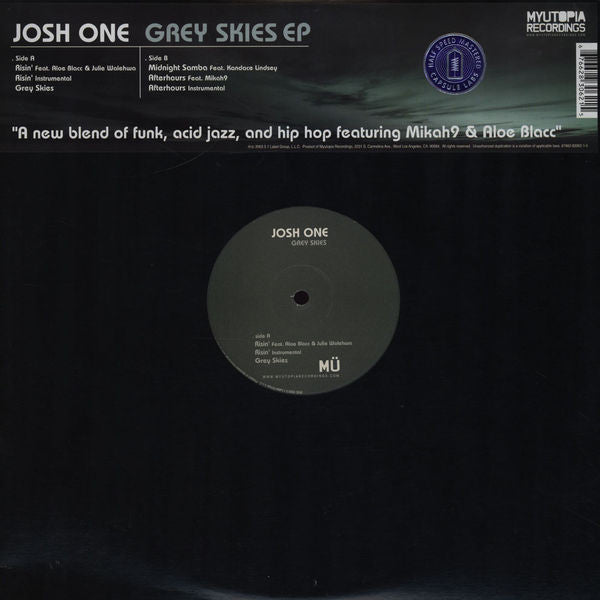 Josh One - Grey Skies EP (12", EP)