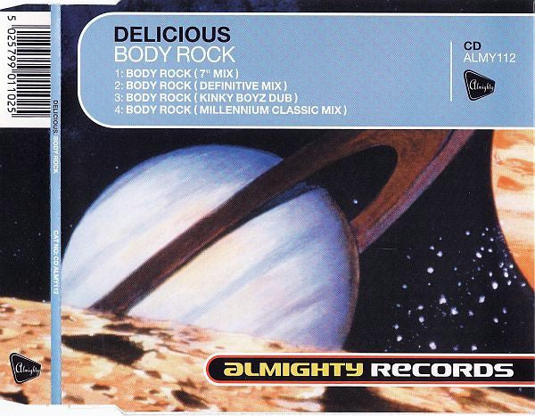 Delicious (4) - Body Rock (CD, Single)
