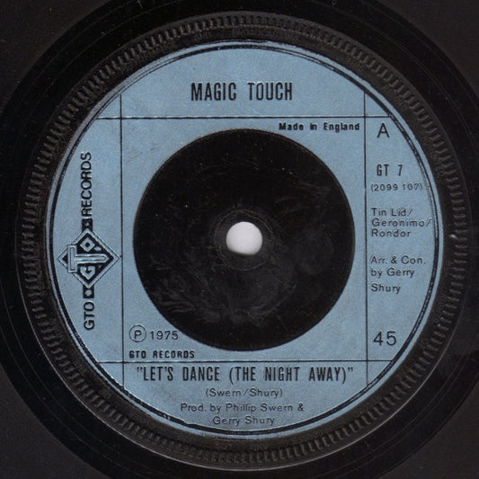 Magic Touch (3) - Let's Dance (The Night Away) (7")