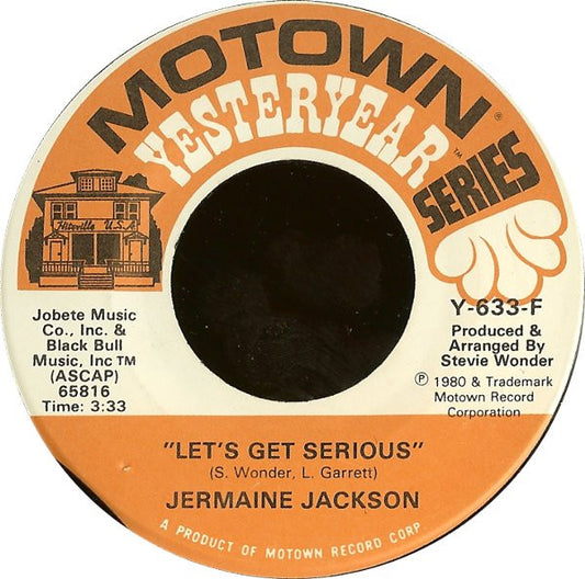 Jermaine Jackson - Let's Get Serious / You're Supposed To Keep Your Love For Me (7", RE)