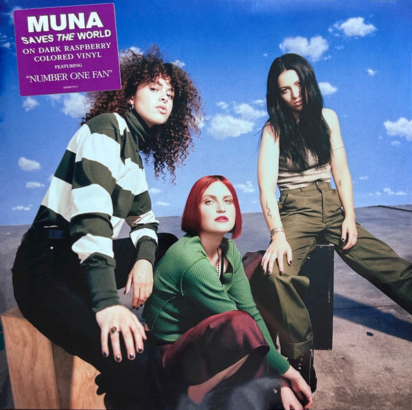 Muna - Saves The World (LP, Album, Ltd, RP, Dar)