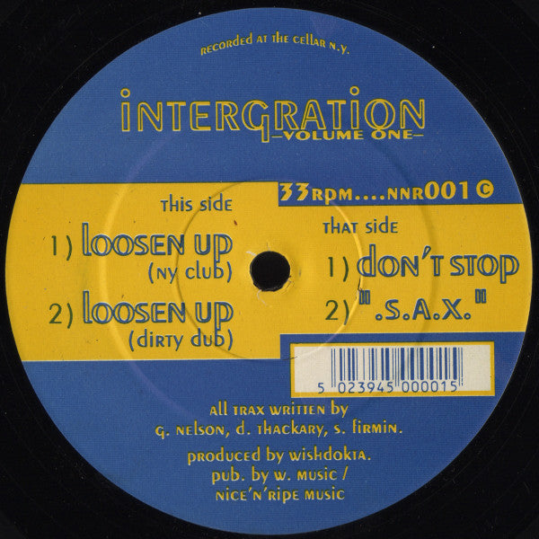 Intergration - Volume One (12")