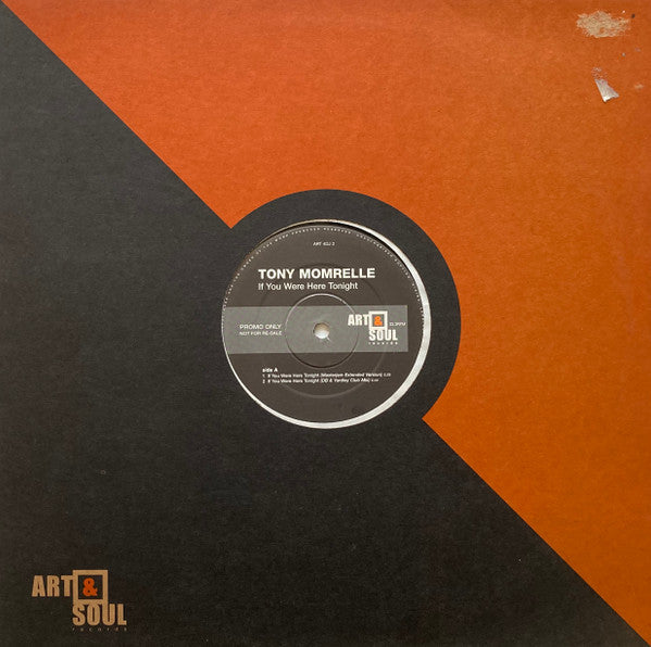 Tony Momrelle - If You Were Here Tonight (12", Promo)