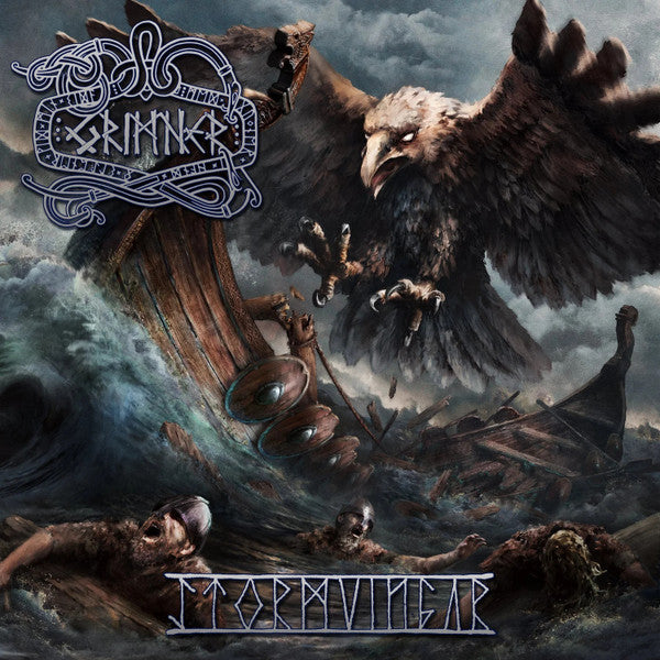 Grimner (2) - Stormvingar (2xLP, Album, Ltd, Blu)
