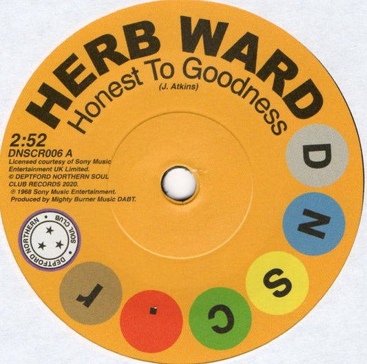 Herb Ward / Bob Brady & The Con Chords - Honest To Goodness / Everybody's Goin' To The Love-In (7", Single)